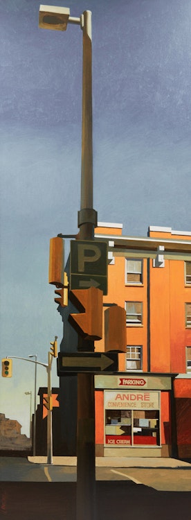 Artwork by Leon Belsky, Morning; Midday; Twilight