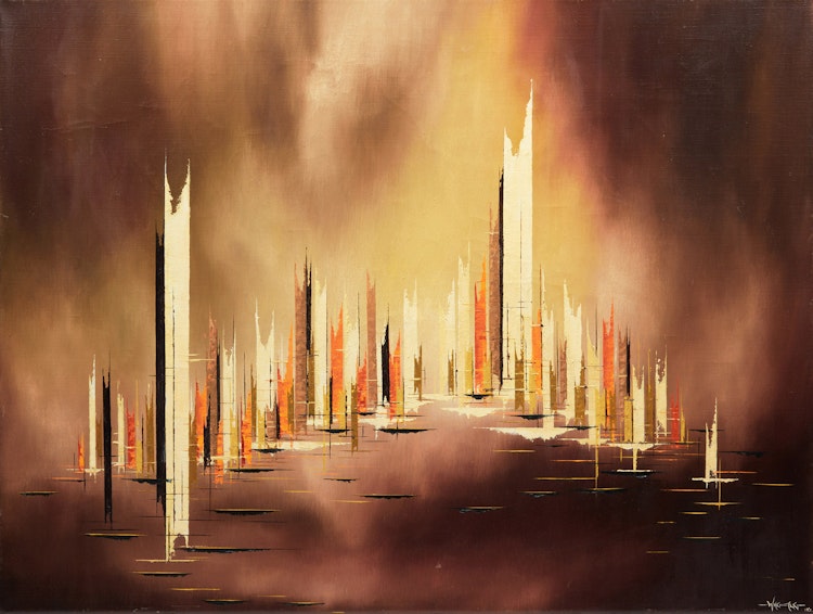 Artwork by Ivan  Wheale,  The Golden City