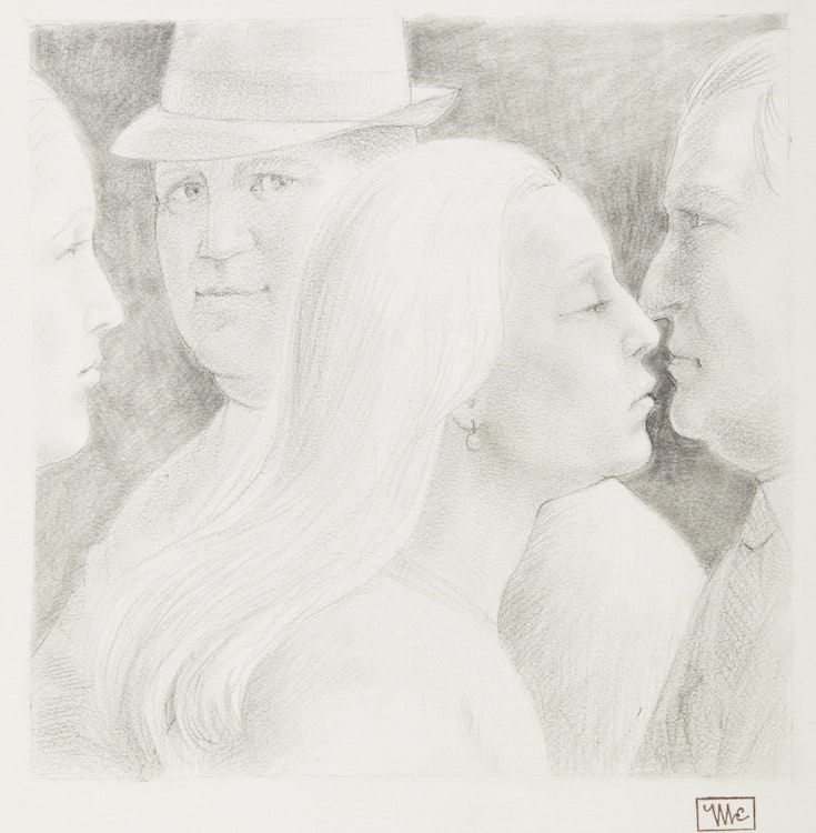 Artwork by William Hodd McElcheran, Passers By