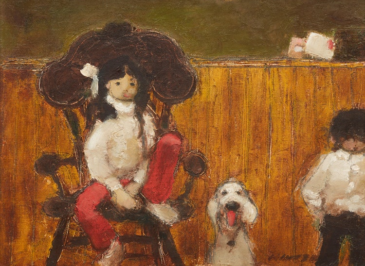 Artwork by William Arthur Winter, Country Kitchen