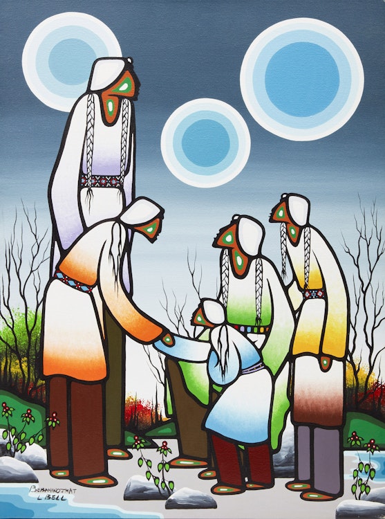 Artwork by Leland Bell, Bebaminotmat