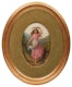 Thumbnail of Artwork by Charlotte Mount Brock Schreiber, Dancing Maiden; Young Girl Picking Flowers