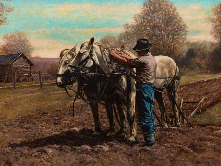 Artwork by Frank Hans Johnston, Spring