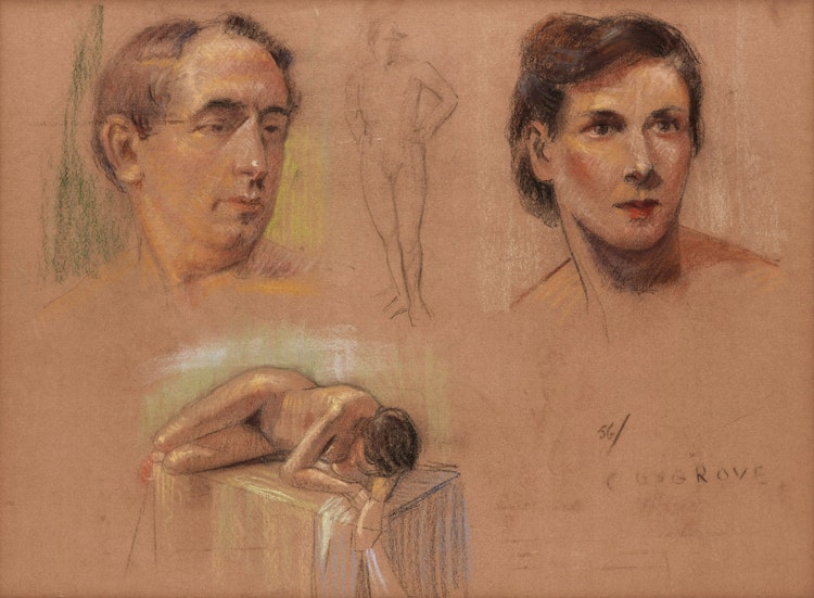 Artwork by Stanley Morel Cosgrove, Figural Studies