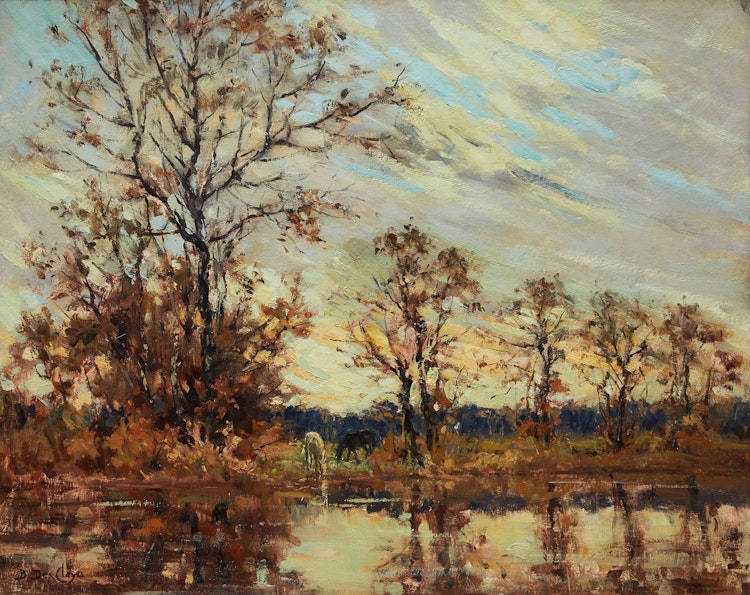 Artwork by Berthe Des Clayes, Evening, Late October