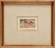 Thumbnail of Artwork by Clarence Alphonse Gagnon, Sketch of a Farm near Baie St. Paul, Quebec