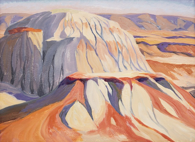 Artwork by Doris Jean McCarthy, Dinosaur Park Forms