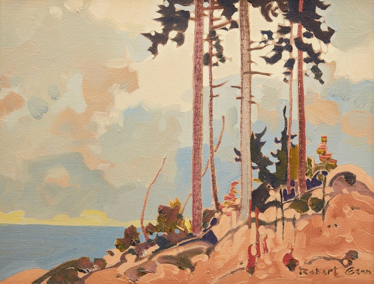 Artwork by Robert Genn, Edge, Saltspring