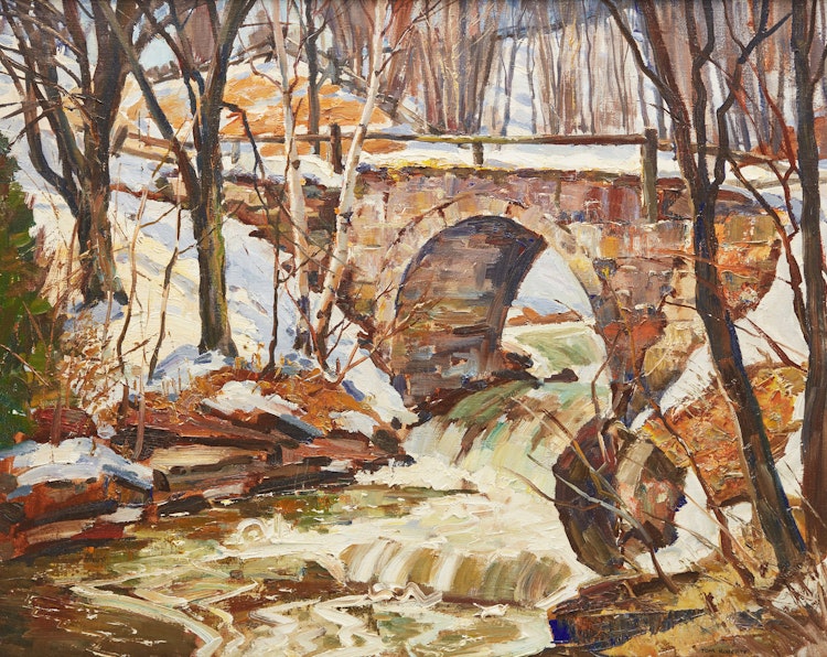 Artwork by Thomas Keith Roberts, March Flood