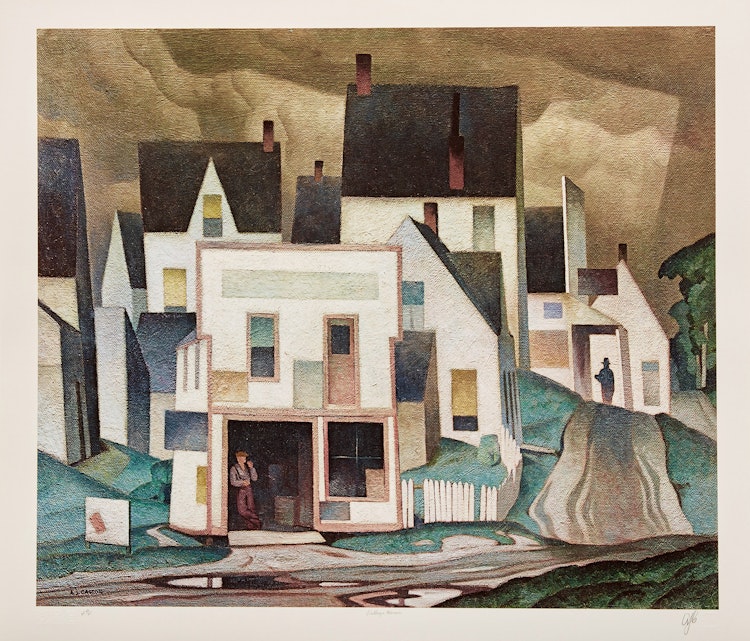 Artwork by Alfred Joseph Casson, A.J. Casson: The Group of Seven Commemorative Anniversary Suite (Folio One: Oil Paintings)