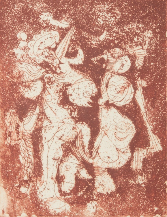 Artwork by Léon Bellefleur, Impromptu