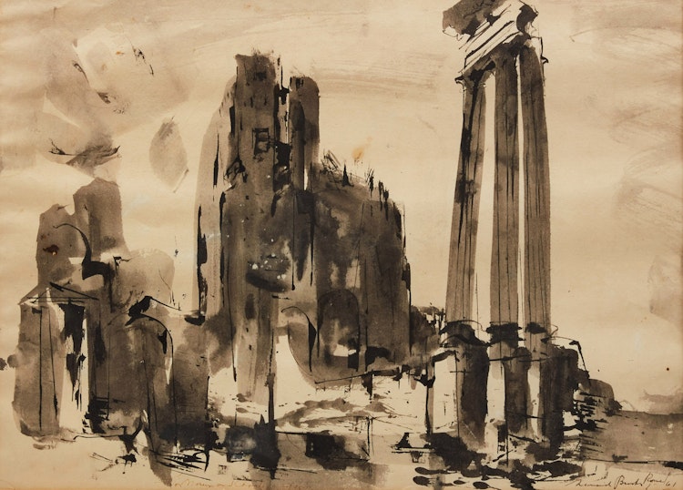 Artwork by Frank Leonard Brooks, Rome