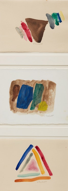 Artwork by William Perehudoff, Three Studies