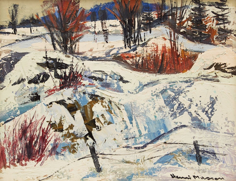 Artwork by Henri Leopold Masson, Winter Landscape