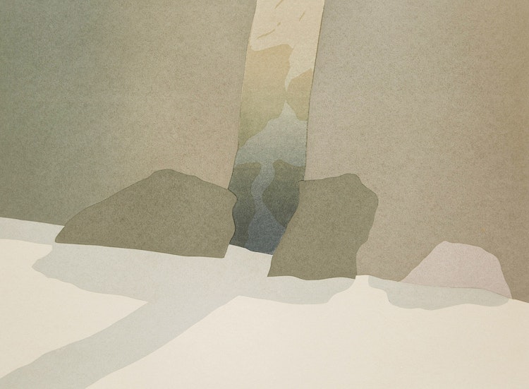 Artwork by Toni Onley, Nara, Japan