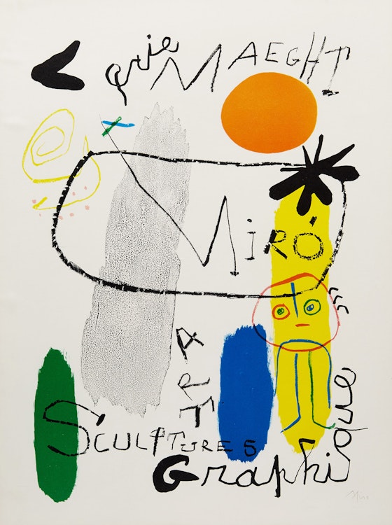Artwork by Joan Miró, Galerie Maeght