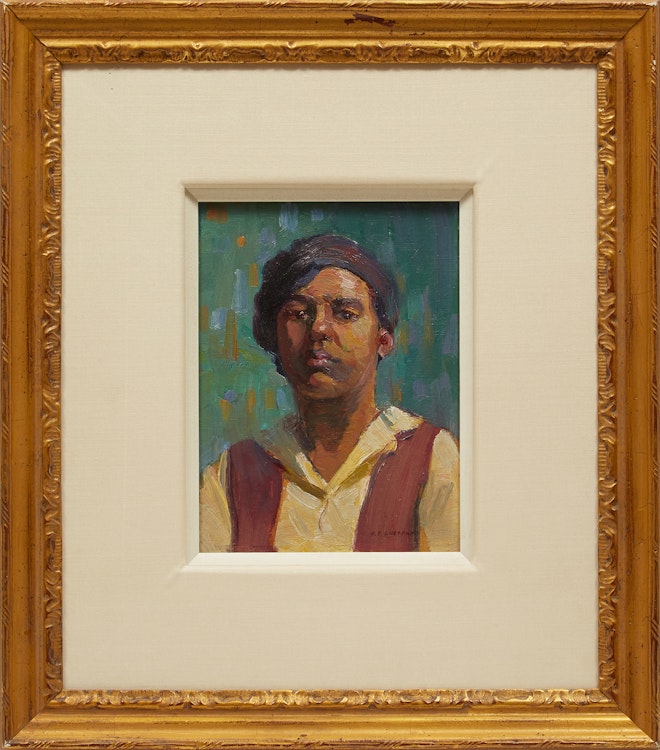 Artwork by Peter Clapham Sheppard, Portrait of a Boy