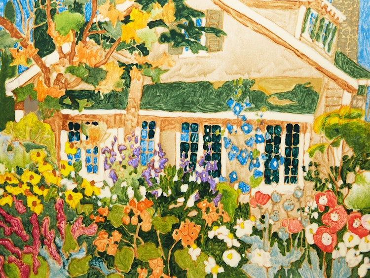 Artwork by Claude A. Simard, La maison d’iti