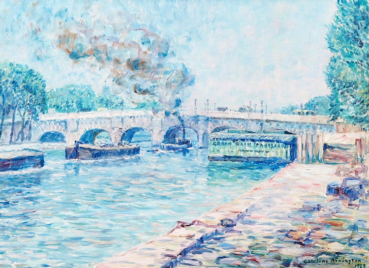 Artwork by Caroline Helena Armington, Le Pont Neuf, Paris