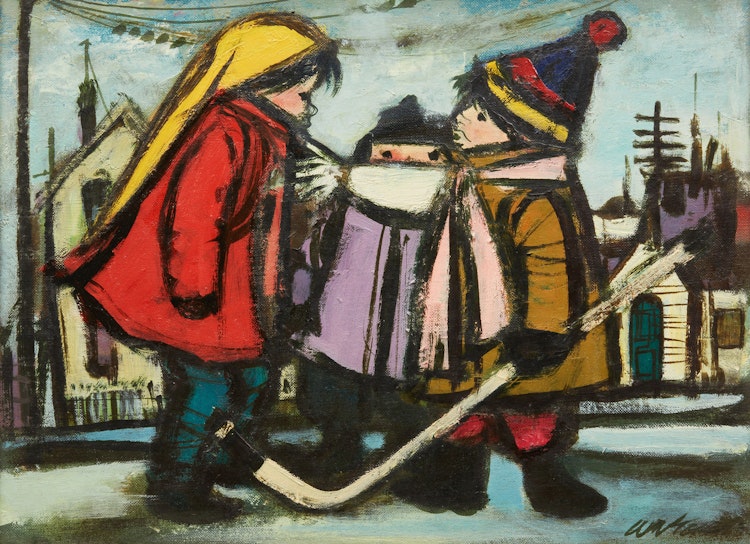 Artwork by William Arthur Winter,  Cold Snap