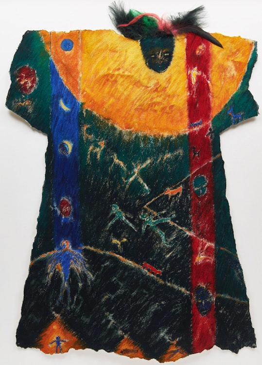 Artwork by Lili Richard, Costume pour la fête du solstice d’été