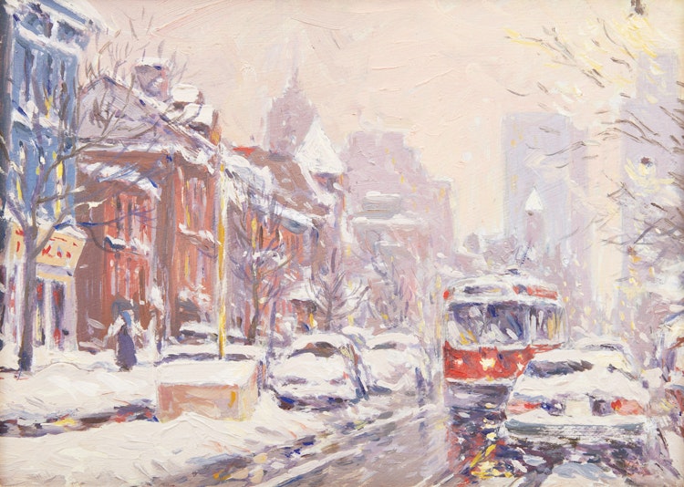 Artwork by Arto Yuzbasiyan, Queen Street West at Beverley
