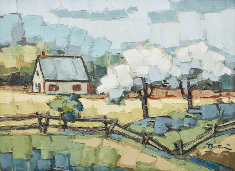 Artwork by Yvon Breton, Le printemps est arrivé