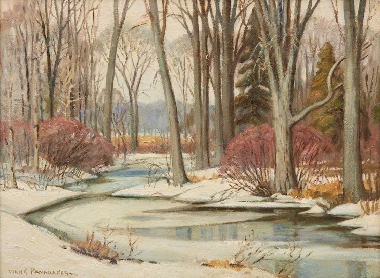 Artwork by Frank Shirley Panabaker,  March, Near Rockton