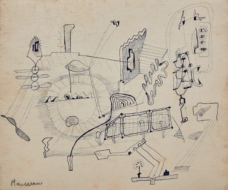 Artwork by Jean-Paul Mousseau, Sans titre