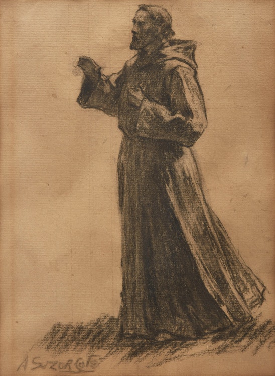 Artwork by Marc-Aurèle de Foy Suzor-Coté, Franciscain